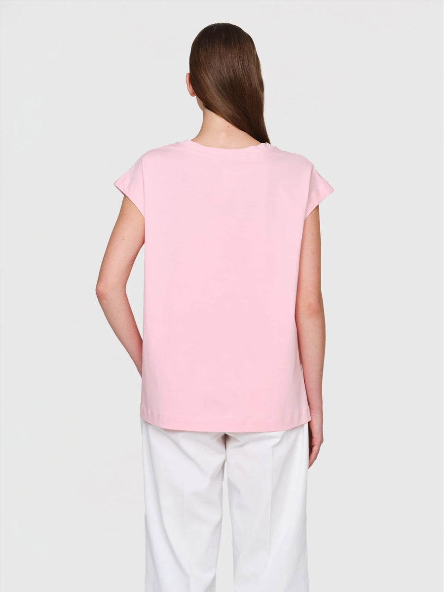MIAMI Organic Cotton Jersey Top Pink