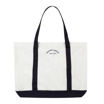 Cruise Ozanam Savoir Faire Tote Bag Off White Navy