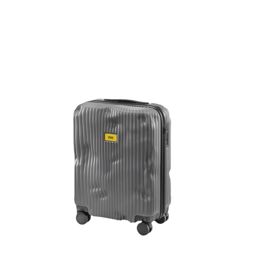 Grey Smoke Stripe Cabin Luggage