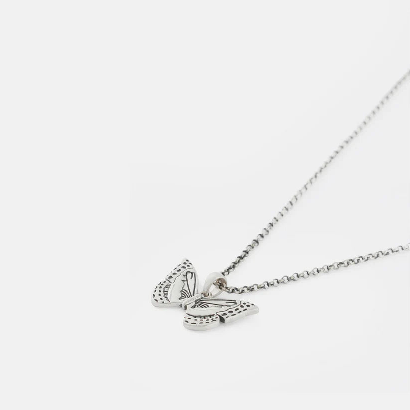 Silver Butterfly Necklace