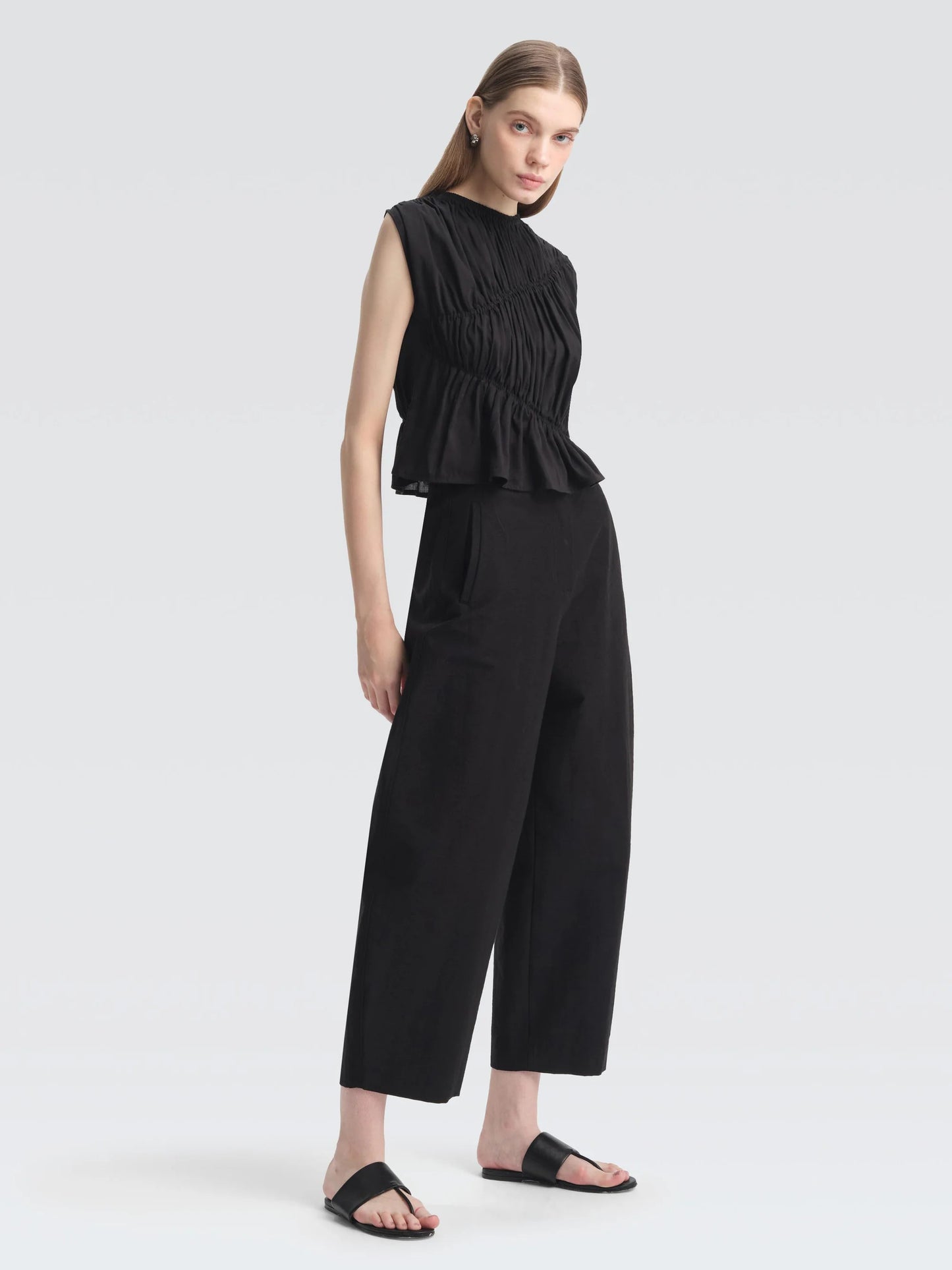 Cotton Linen "Emmy" Top