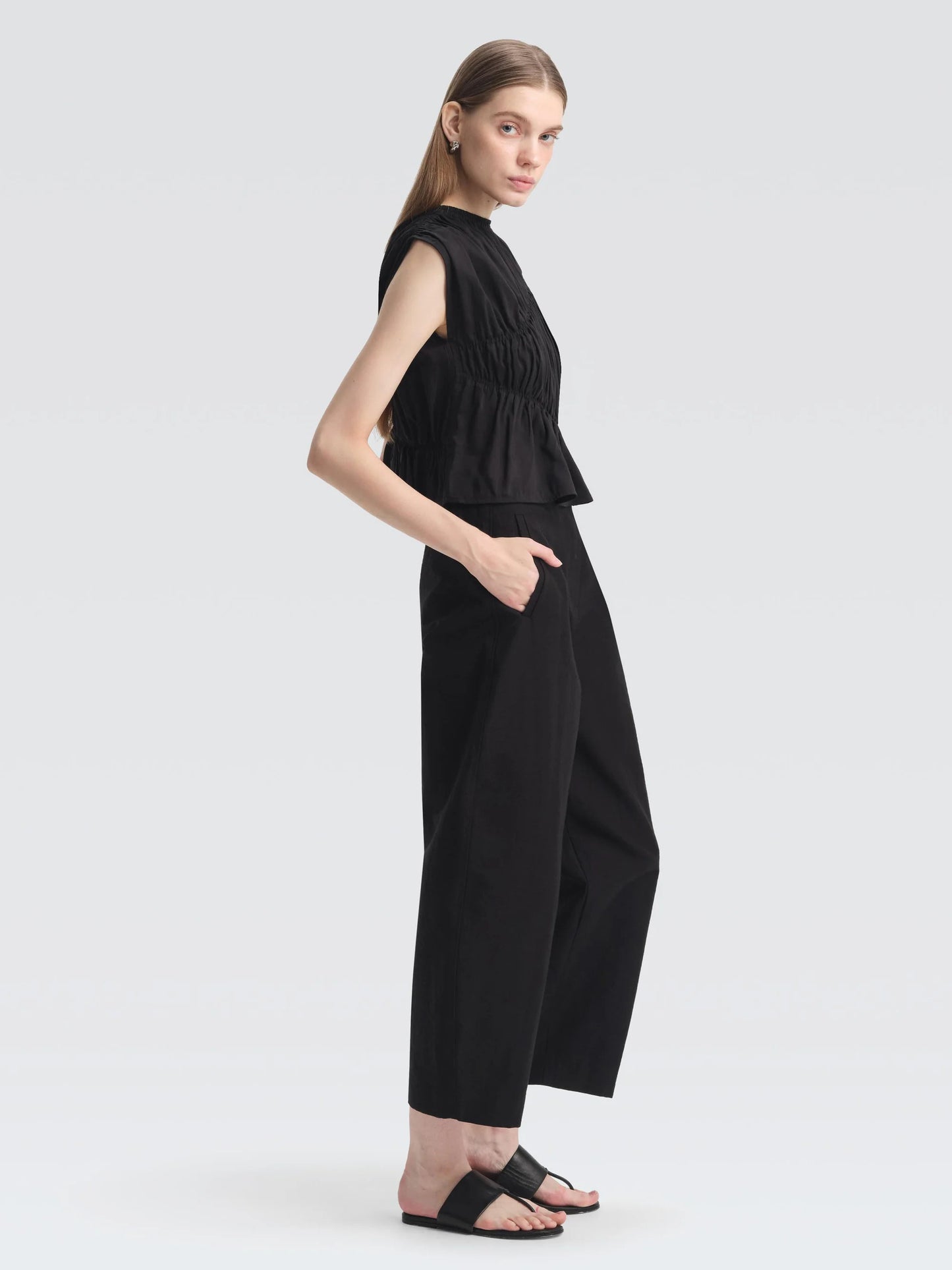 Cotton Linen "Emmy" Top