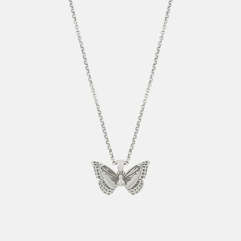 Silver Butterfly Necklace