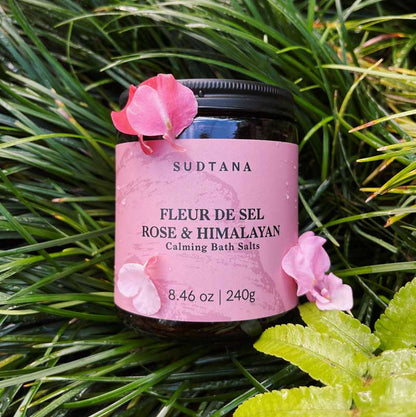 Fleur De Sel Rose & Himalayan Bath Salts