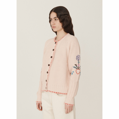 Lotus Cardigan Pink