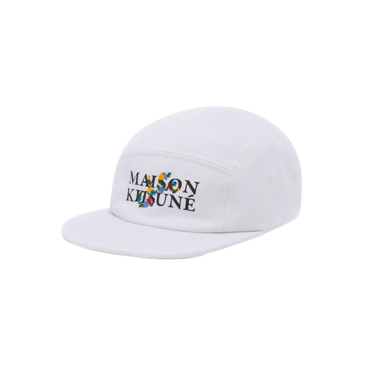 Flowers 5P Cap White