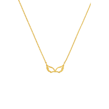 Angel Wing Necklace - Gold Plated