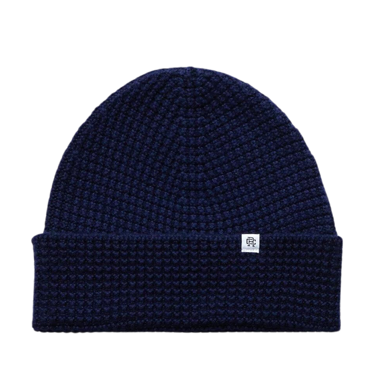 Men's Knit Waffle Knit Beanie Navy