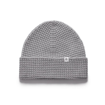 Waffle Knit Beanie Grey