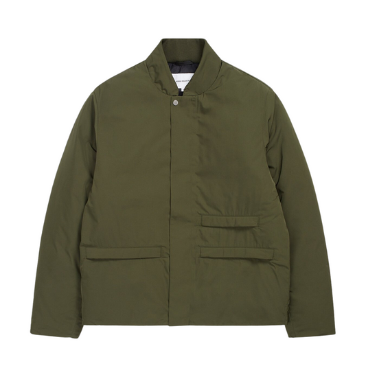 Army Green Ryan Military Nylon Insulated Jacket
