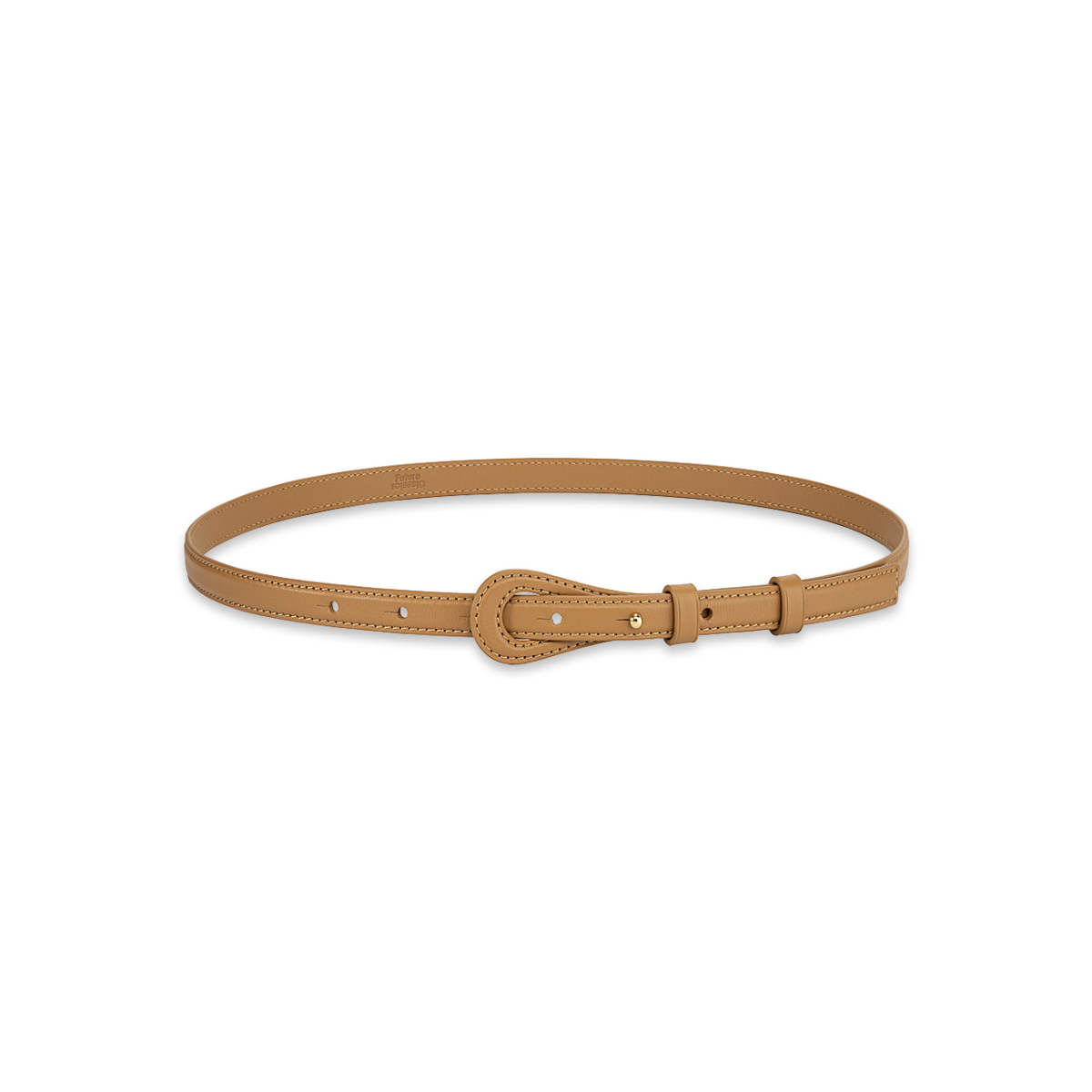 Cut Out Belt Caramel