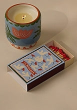 A Dopo Boxed Matches“Flower”Orange - 75 Matches (9.6Cm)