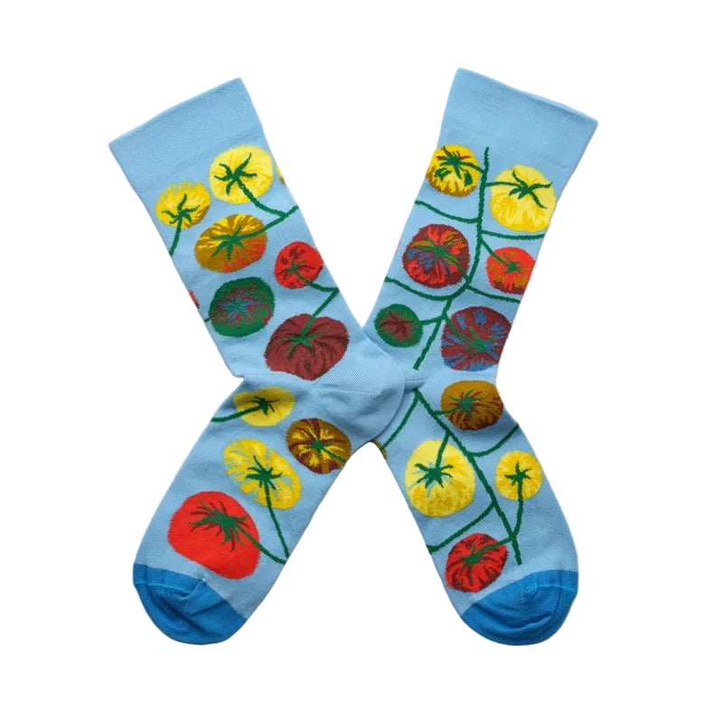 Chaussette Tomate Azur
