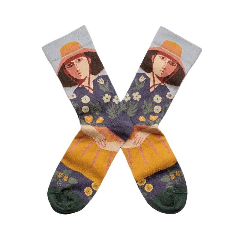 Chaussette Pavlova Jaune Pale