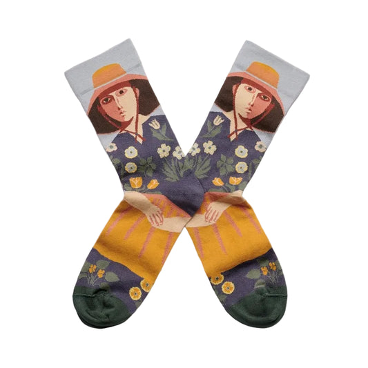 Chaussette Pavlova Jaune Pale