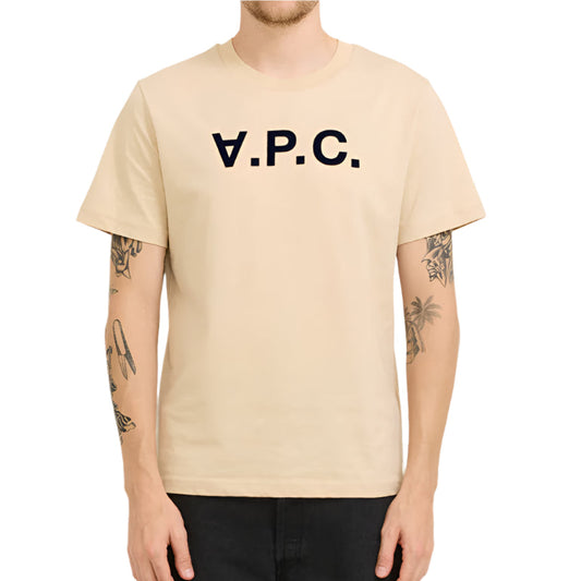 Beige Dark Navy Standard Grand Vpc Gots T-Shirt