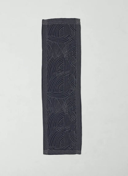 Kantha Embroidered Cotton Scarf