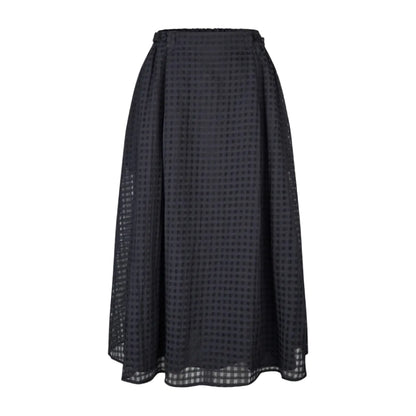 2069 Adjustable Waist Voluminous Midi Skirt