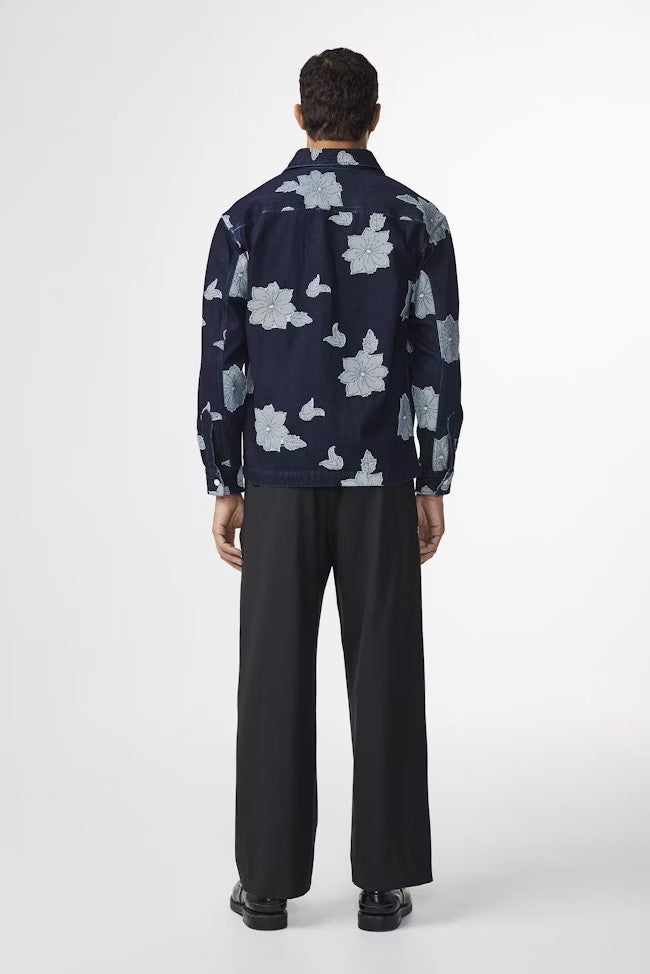 Adwin Fil-coupé jacquard Shirt
