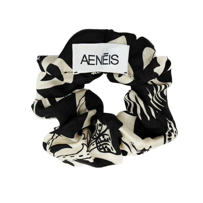 Mur Floral Silk Scrunchy