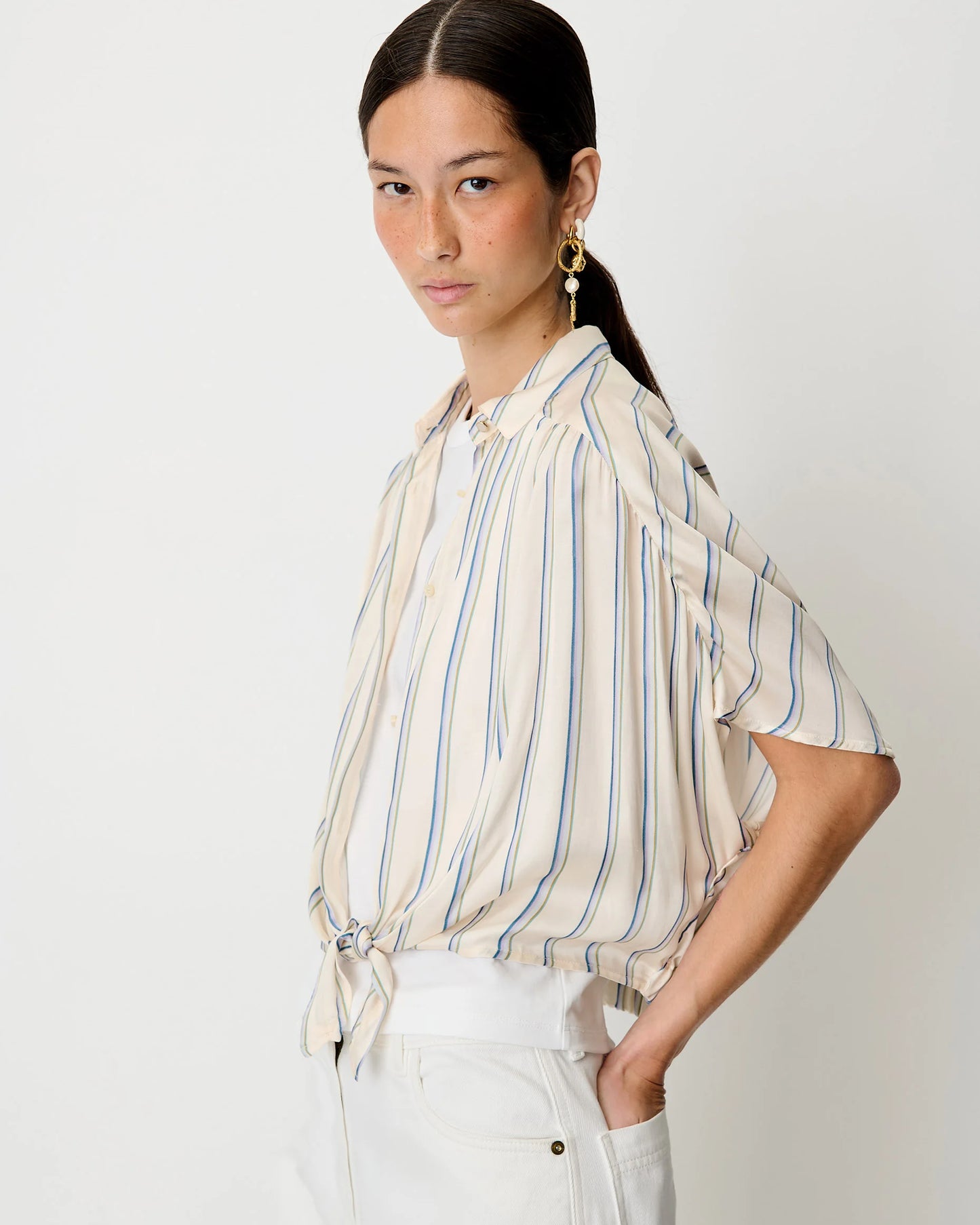 Alfancy Tied Blouse