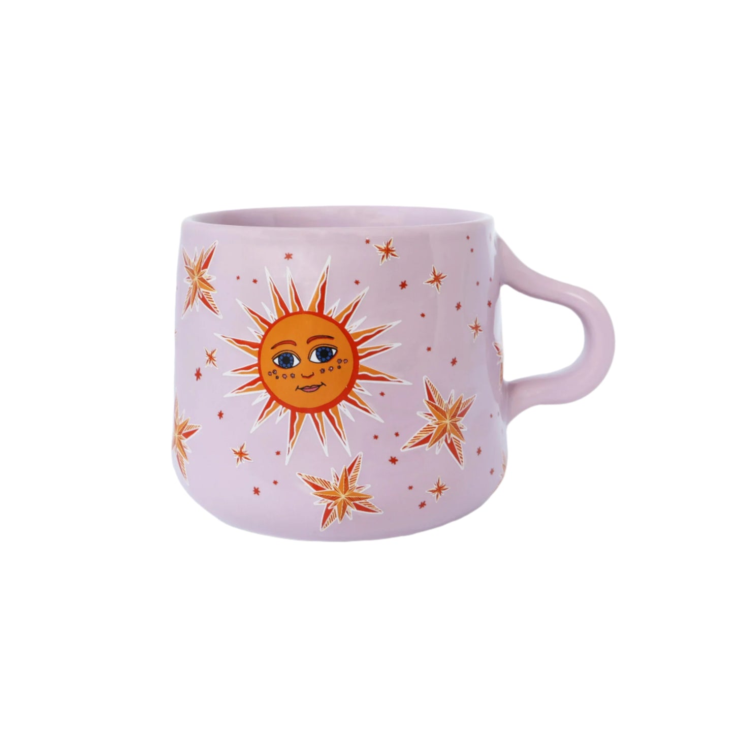 Mug Lilac with Sun
