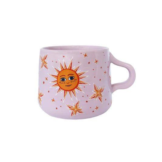 Mug Lilac with Sun