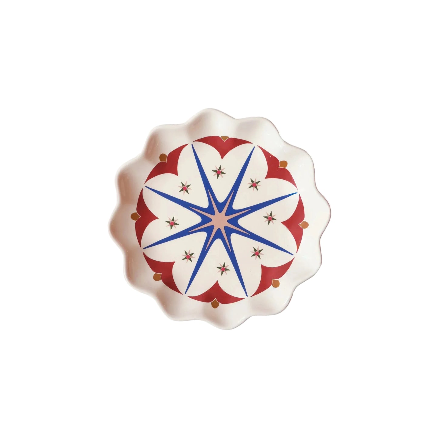 Small Plate Big Blue Star
