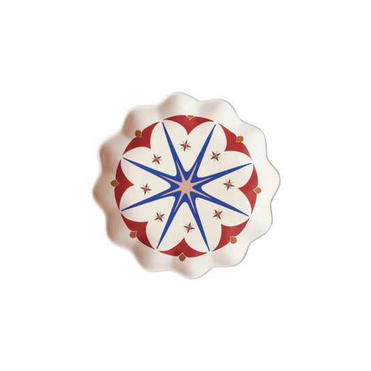 Small Plate Big Blue Star
