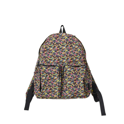 Nylon Flower Backpack - S