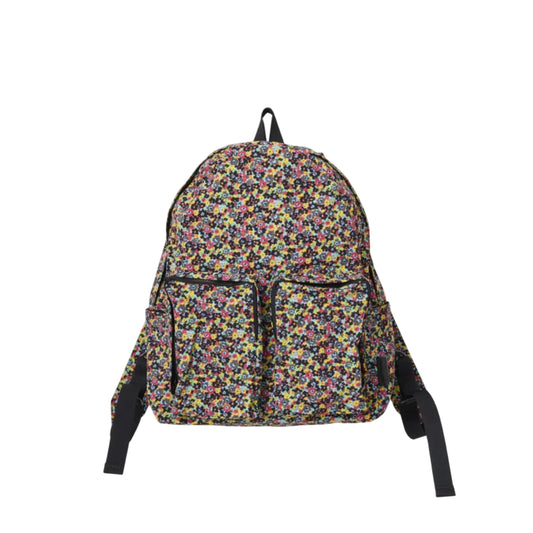 Nylon Flower Backpack - S