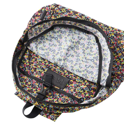 Nylon Flower Backpack - S