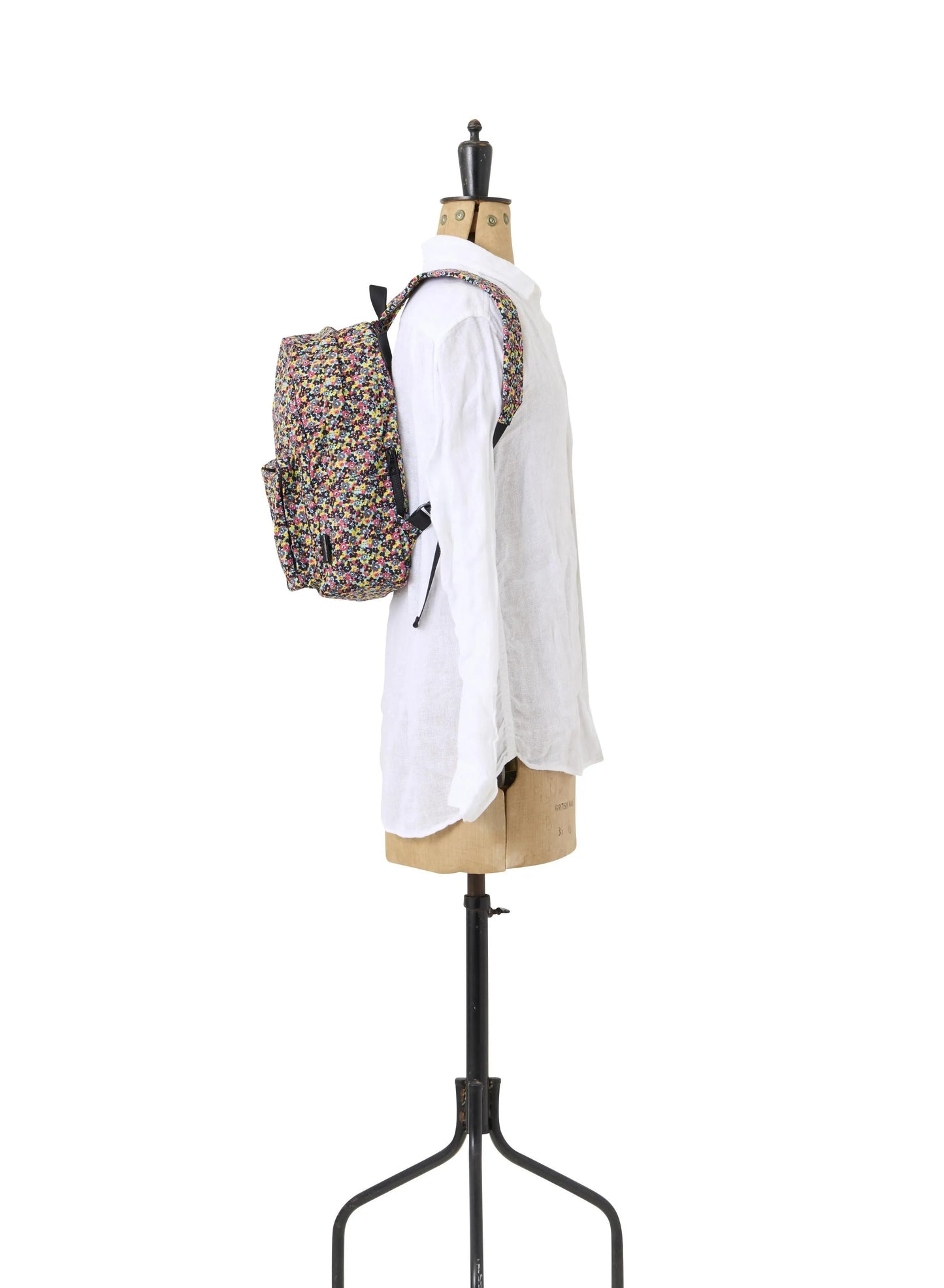 Nylon Flower Backpack - S
