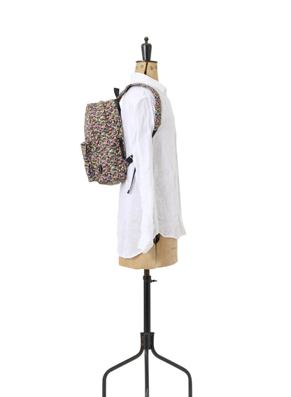 Nylon Flower Backpack - S
