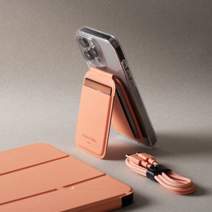 Active Wallet Stand Apricot