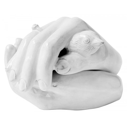 Astier de Villatte Serena Bird Box with White Ring