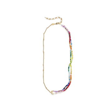 Double Rainbow Necklace Gold
