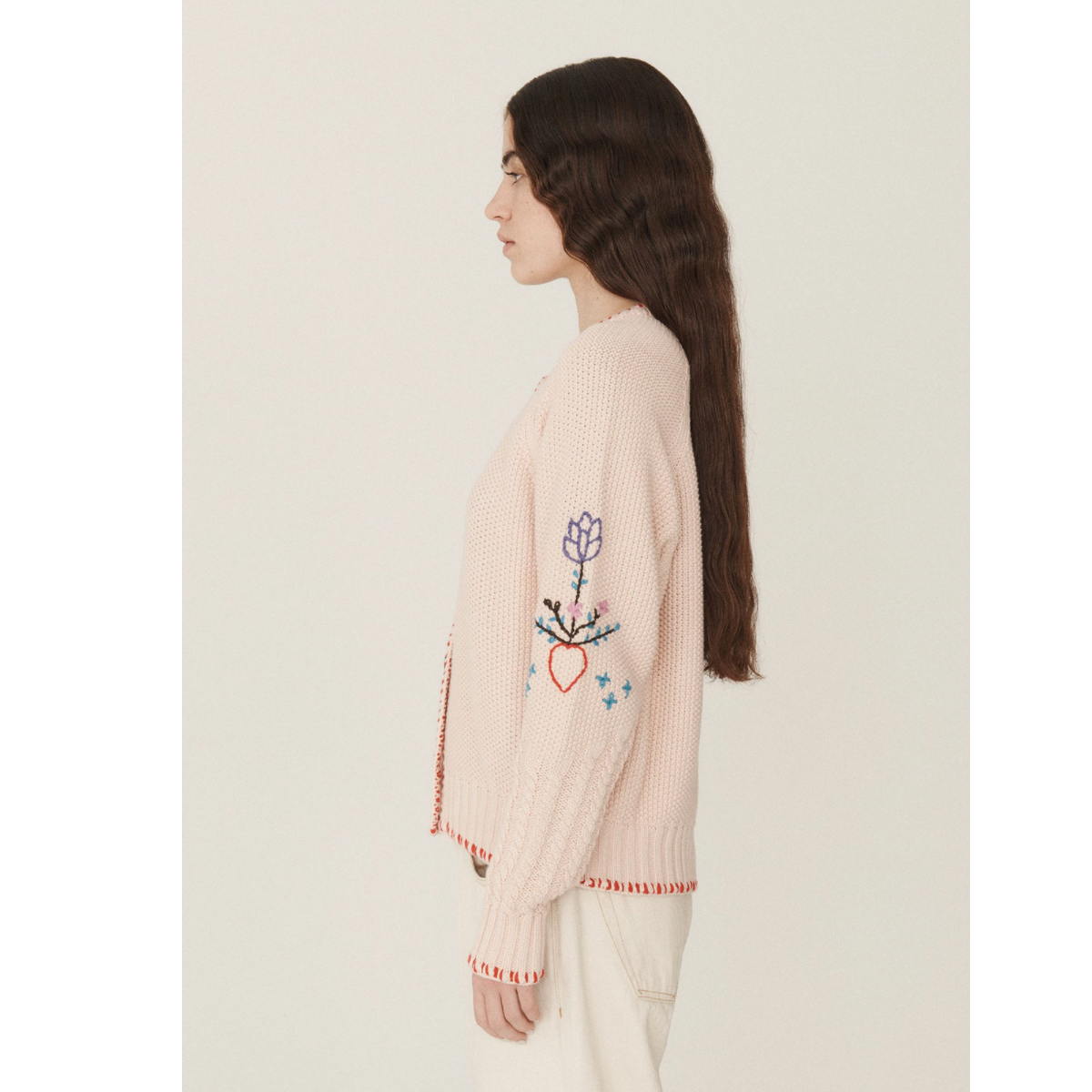 Lotus Cardigan Pink