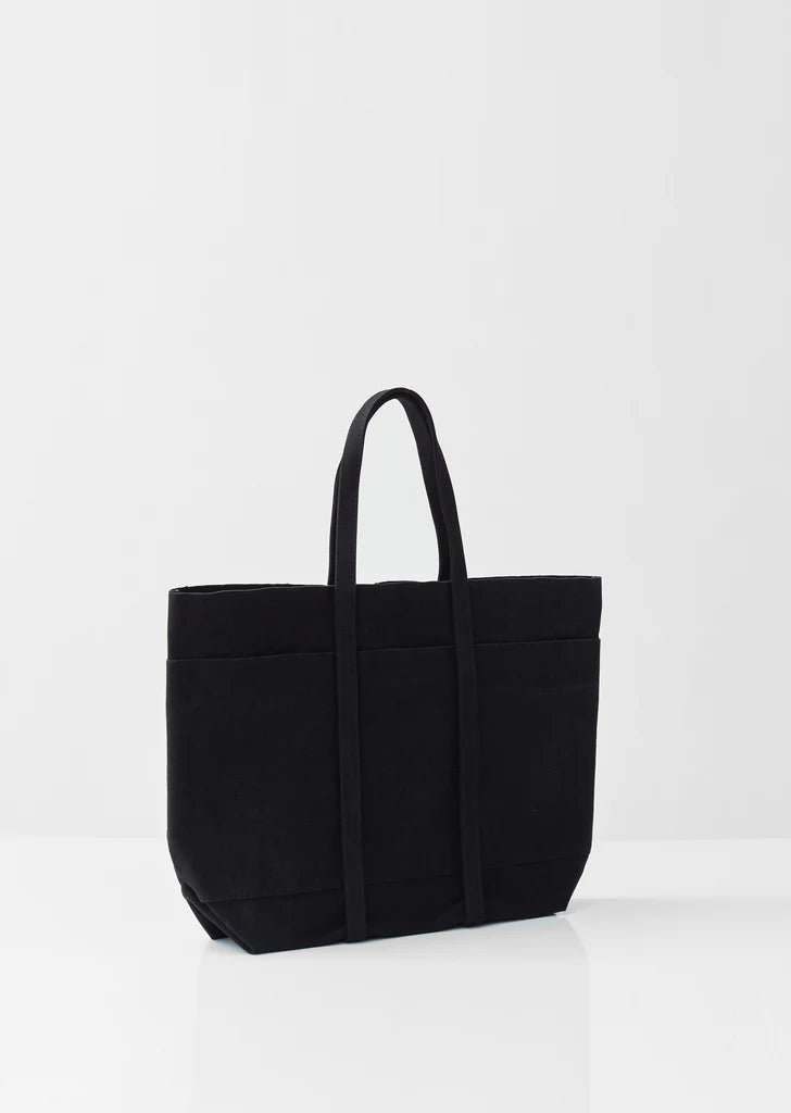 Canvas 6P Tote Black