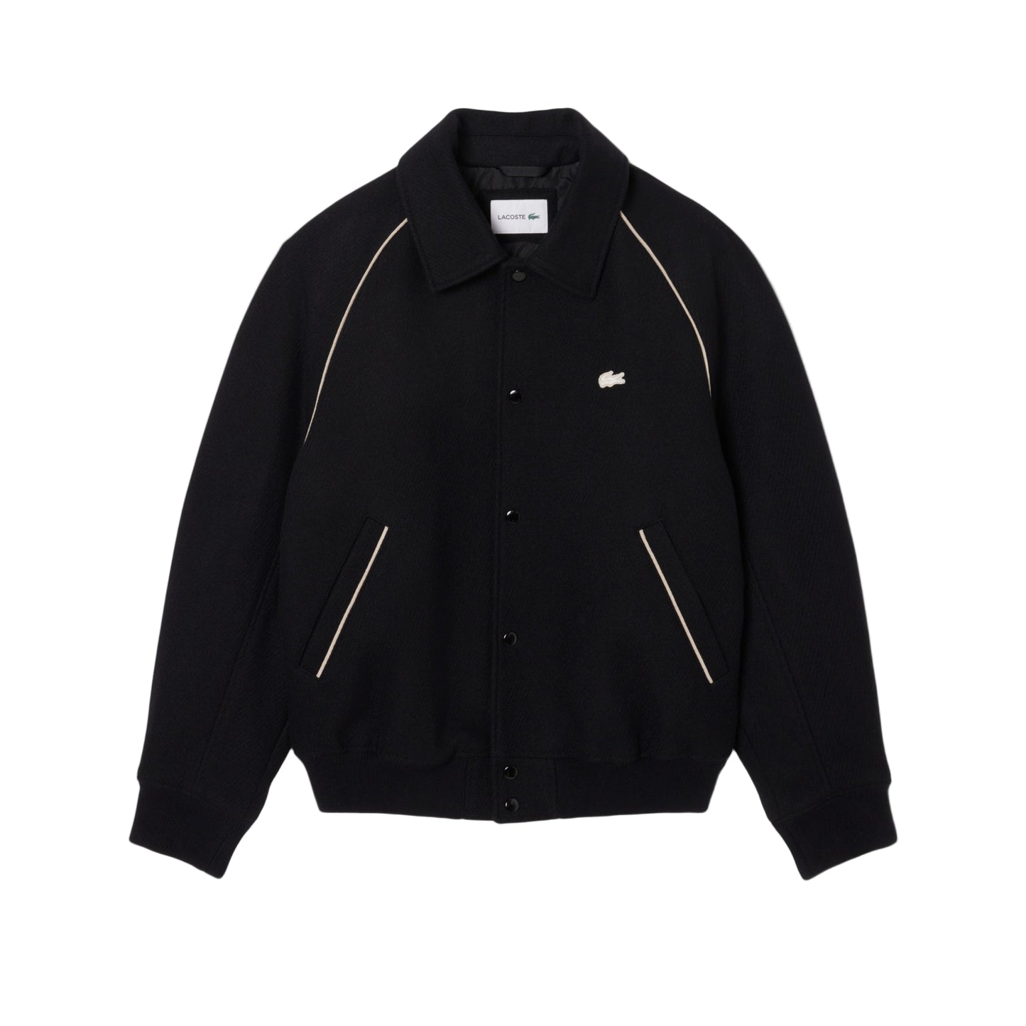 Wool Jacket With Back Logo
