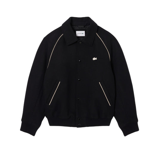 Wool Jacket With Back Logo