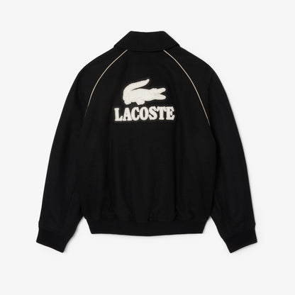 Wool Jacket With Back Logo