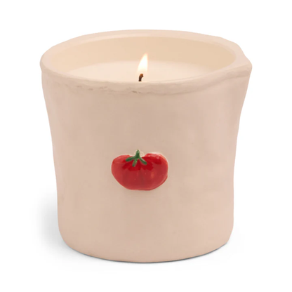 Bistro Tomato Embossed Ceramic Candle Heirloom Tomato Boxed