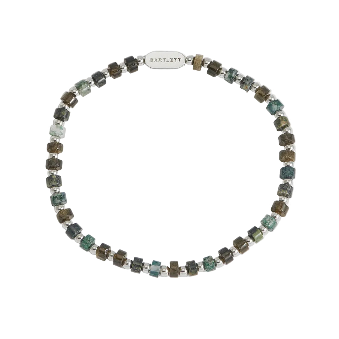 Multi Green Rondelle Bracelet
