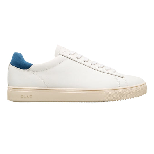 Bradley White Leather Stellar Blue