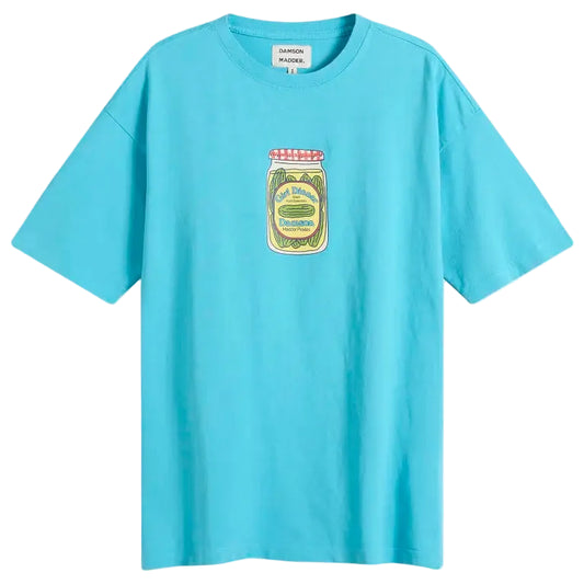 Snack Plate Graphic Tee-Blue