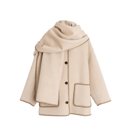 EMBROIDERED WOOL COAT