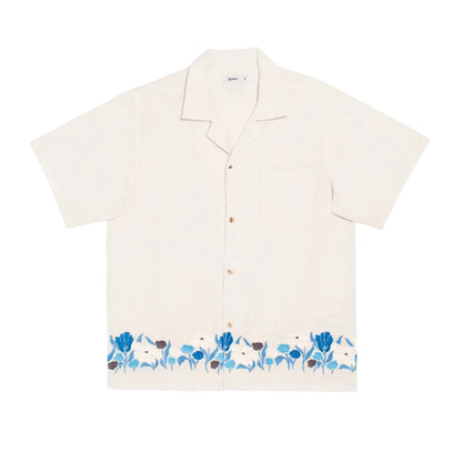 Pearl Lawn Linen Camp Shirt