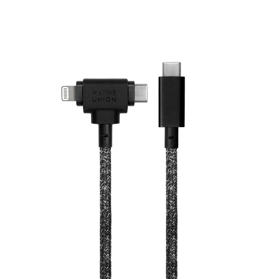 Belt Cable Duo 1.5m (USB-C to USB-C & Lightning) Cosmos