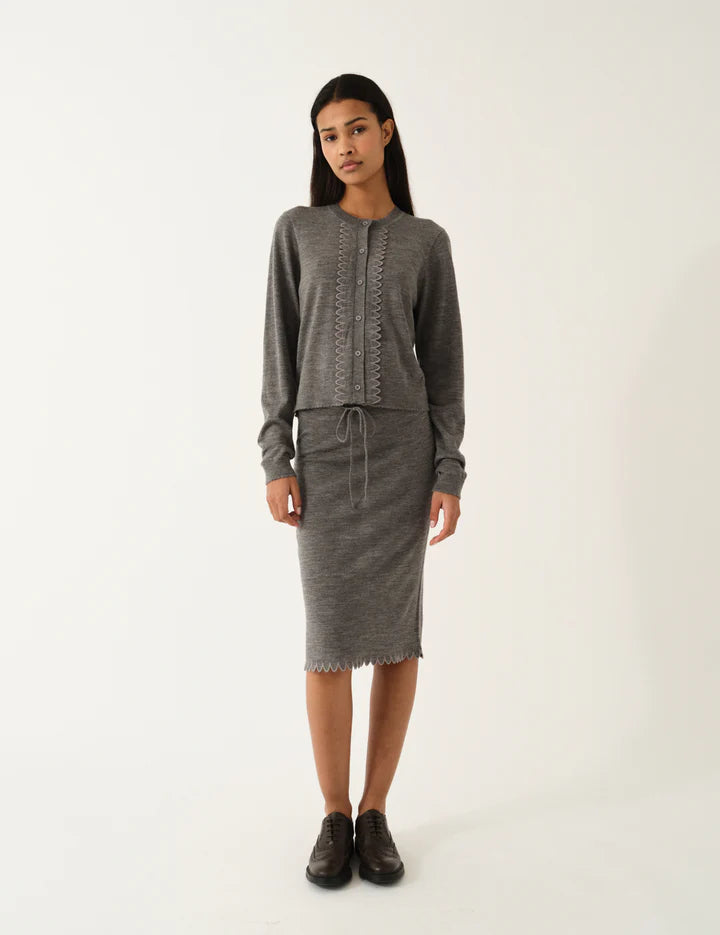Bergen Scallop Mini Cardigan